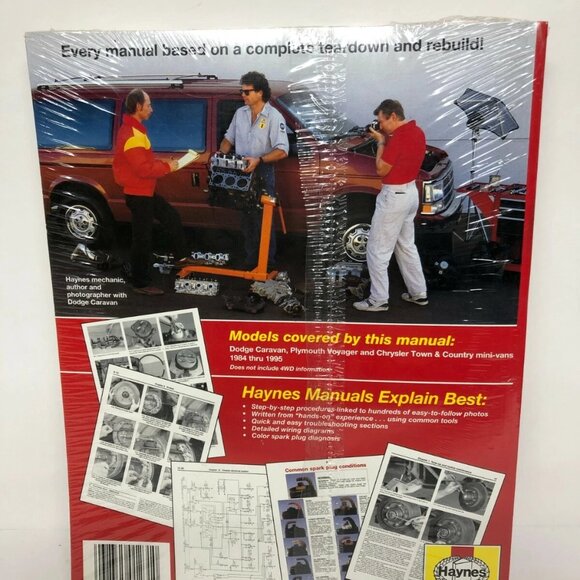 Haynes 30010 Manual 1231 1984 - 1995 Caravan Plymouth Voyager & Town & Country - Picture 2 of 7